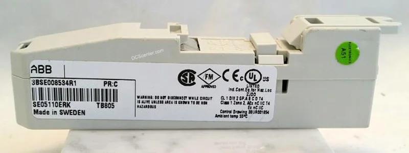 ABB 3BSE008534R1 Advant 800xA DCS Control System Modules
