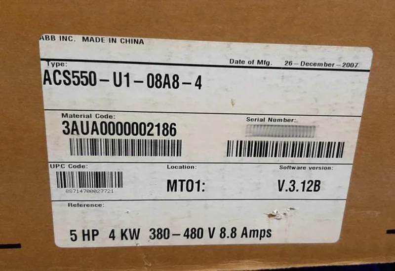 ABB ACS550U108A84 Drives Drives AC Drives
