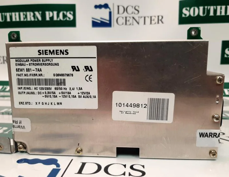Siemens 6EW18817AA Simatic S5 PLCs PLC Modules